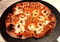 Closeup of a tasty poolish pizza Royalty Free Stock Photo