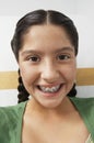 Closeup Of Teenage Girl With Braces Royalty Free Stock Photo