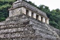 Closeup of the Temple of the Inscriptions in Palenque