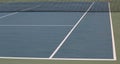 Closeup of tennis court