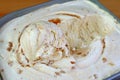 Texture of Mouthwatering Salted Caramel Macadamia Nut Ice Cream