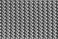 Closeup texture of nylon fabric belt black white colour. Royalty Free Stock Photo