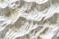 Closeup of texture, white sand with intricate patterns and textures created Royalty Free Stock Photo