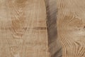 Closeup of texture of wooden plank without peel from pine for log house ceiling Royalty Free Stock Photo