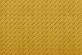 Abstract Yellow Metal Diamond Plate Background Royalty Free Stock Photo