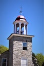 Closeup of 19th century woolen mill cupola. Harrisville, Cheshire County, New Hampshire, United States