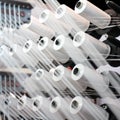 Closeup of thread for the Textile industry Royalty Free Stock Photo
