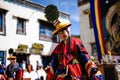 Closeup of a Tibetan Buddhist in Ritual Dance at the Tiji Festival in Lo Manthang, Upper Mustang