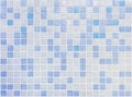Closeup surface tiles pattern at blue tiles in bathroom wall texture background Royalty Free Stock Photo