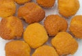Closeup to Many Pieces of Mini Madeleine/ French Dessert