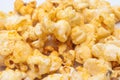 Closeup to Pile of Cheese Flavor Popcorn Background