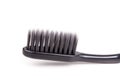 Closeup of toothbrush charcoal soft and slim tapered bristle