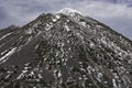 Closeup of the Top of Black Butte a Satellite of Mt Shasta in California Royalty Free Stock Photo