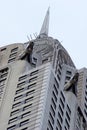 Closeup of the top of the Chrysler Building Royalty Free Stock Photo