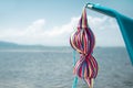 Bikini drying on a deck chair