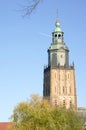 Tower of the Walburgiskerk in Zutphen, Netherlands