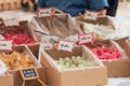 traditional candies at the market