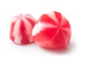 traditional jelly candies on white background