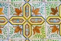 Vintage ceramic glazed tiles in Lisbon, Portugal Royalty Free Stock Photo