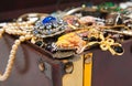 Closeup of Treasure chest Royalty Free Stock Photo