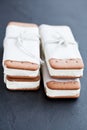 Ice cream biscuits Royalty Free Stock Photo