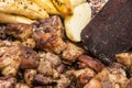 Closeup typical Ecuadorian food preparation