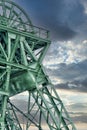 Closeup Of A Typical German Conveyor Tower Of The Old Mine - \
