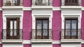 Closeup of a typical spanish old building Royalty Free Stock Photo