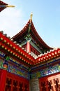 Closeup of a typical traditional Chinese building Royalty Free Stock Photo