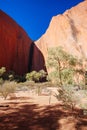 Closeup of Uluru in Northern Territory Australia Royalty Free Stock Photo