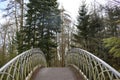 Famous devil`s bridge with beautiful landscape at World Cultural Heritage Herkules in Kassel, WilhelmshÃÂ¶he, Germany