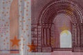 Closeup of a used 10 Euro paper money bill. Royalty Free Stock Photo