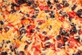 Closeup of vegetarian pizza Royalty Free Stock Photo