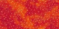 A closeup of a vibrant red and orange background with white dots Royalty Free Stock Photo