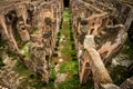 Closeup view of arena of Colosseum (Coliseum), Rome Royalty Free Stock Photo