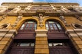 Closeup view of Arriaga Theathre in Bilbao Spain