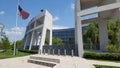 Closeup view of ATF headquarters, Washington DC