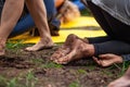 Diverse people enjoy spiritual gathering Royalty Free Stock Photo