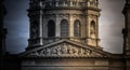 Closeup view of a beautiful architectural details of Saint Stephen's Basilica in Budapest