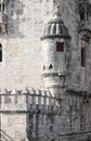 Closeup view of Belem Tower Royalty Free Stock Photo