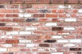 Rustic brick background - fading paint
