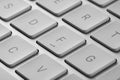 Closeup view of buttons on modern computer keyboard Royalty Free Stock Photo