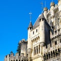 Closeup view of Castle of Butron Royalty Free Stock Photo