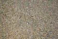 Closeup view of colored resin bound and bonded gravels laid for outdoor flooring