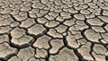 Dry Cracked Earth Surface Closeup Royalty Free Stock Photo