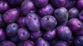The Purple Potatoes Closeup.AI generated image Royalty Free Stock Photo