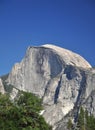 Closeup View of Half-Dome Peak in Yosemite