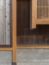 Details of historical house in Kyoto, Japan Royalty Free Stock Photo