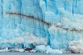 Closeup view of a Holgate glacier in Kenai fjords National Park, Seward, Alaska, United States, North America