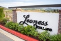 Leoness Cellars sign Royalty Free Stock Photo